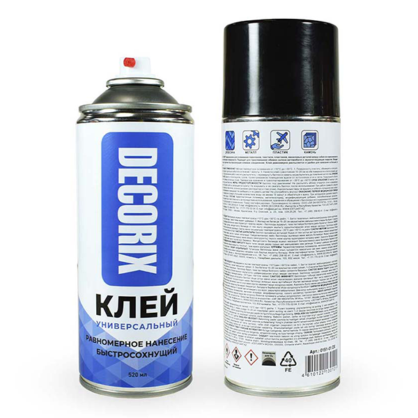 Аэрозольный универсальный клей DECORIX
