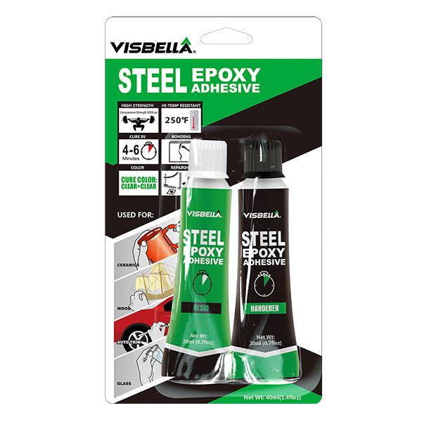 Клей Steel Epoxy 2х-компонентный Visbella