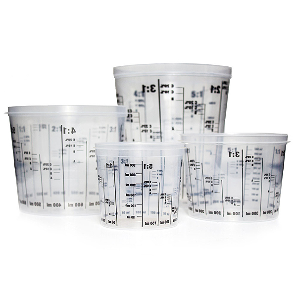 Мерный стакан для ЛКМ NOVOL (с крышкой)