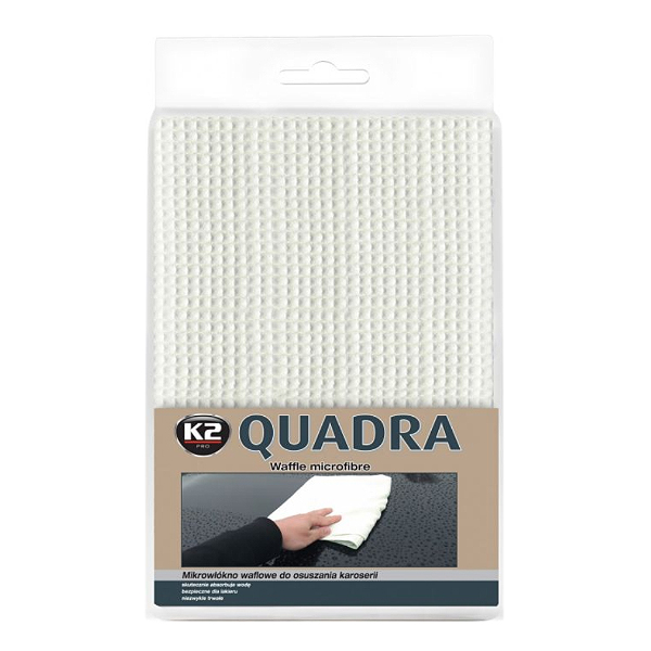 Салфетка вафельная из микрофибры K2 Quadra