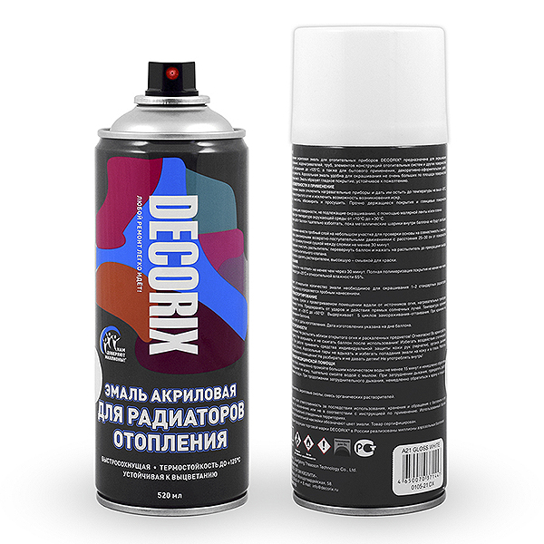 Эмаль для радиаторов DECORIX