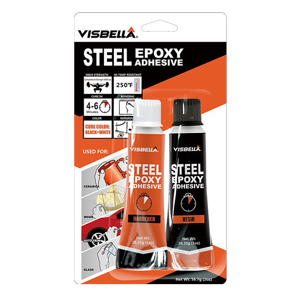 Клей Steel Epoxy 2х-компонентный Visbella