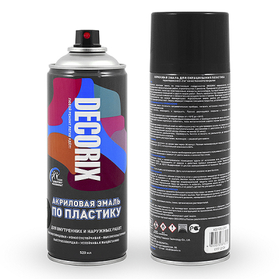 Эмаль универсальная по пластику DECORIX