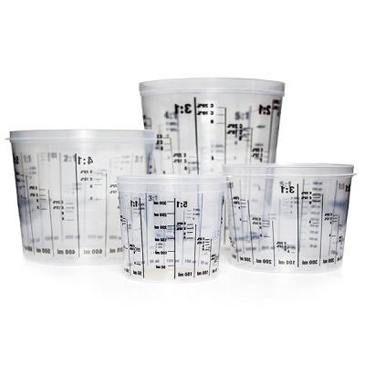 Мерный стакан для ЛКМ NOVOL (с крышкой)