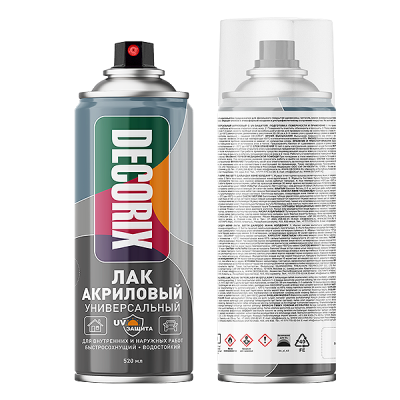 Лак акриловый с UV-защитой DECORIX